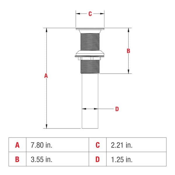 Designline Chrome-Plated Brass Grid Drain without Overflow