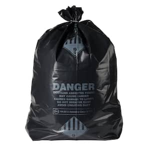 2 Red, 2 White Heavy Duty Asbestos Disposal Bags 30kg Load 90cm x 120cm
