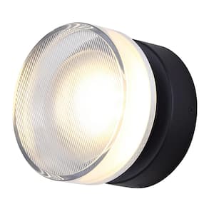 BENNI LED Integrated Outdoor Lantern Light, Black Finish