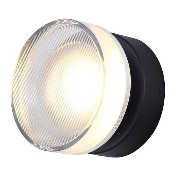 BENNI LED Integrated Outdoor Lantern Light, Black Finish