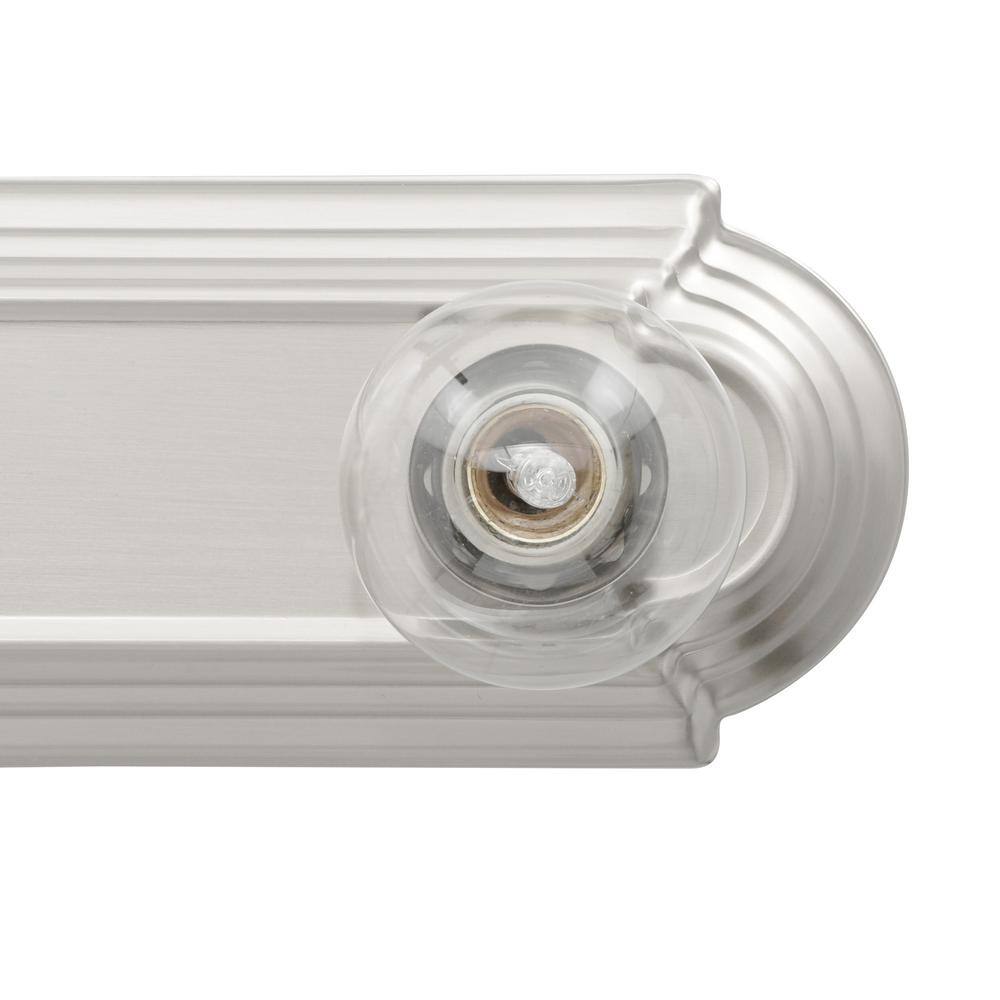 Brushed Nickel 6-Light Wall Bath Fixture