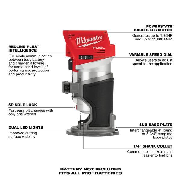 Milwaukee M18 FUEL 18V Lithium-Ion Brushless Cordless Compact