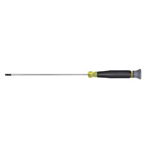1/8 in. Slotted Electronics Screwdriver with 6 in. Shank- Cushion Grip Handle