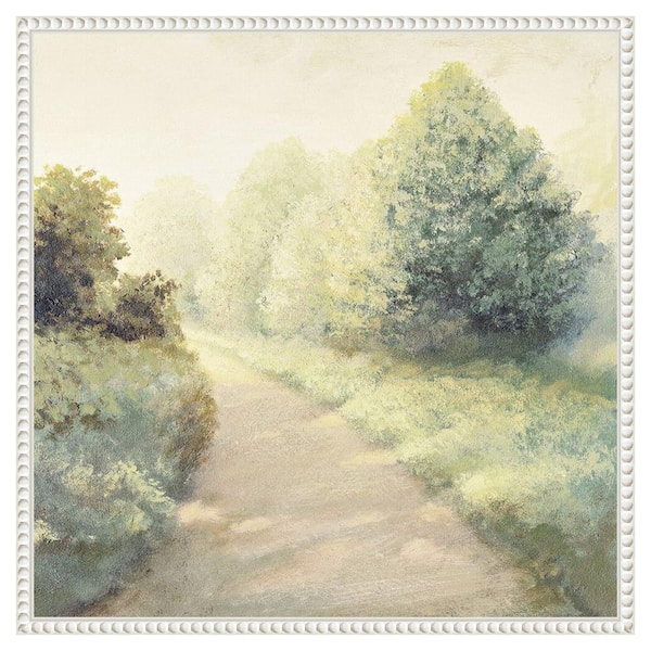 Amanti Art "New Light Summer Road I" by Michael Marcon - Piece Floater Frame Giclee Nature Canvas Art Print 22 in. x 22 in.