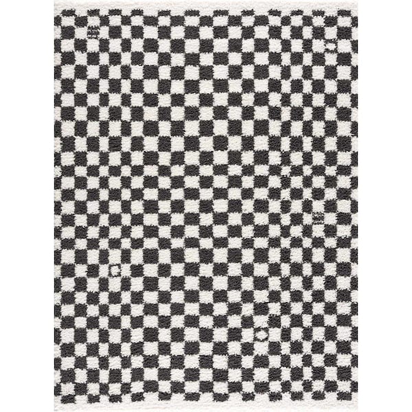 Ivrit Driftwood/Black White/Silverton 5 ft. x 7 ft. Area Rug