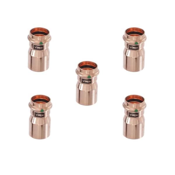 Viega ProPress 1-1/4 in. FTG x 1 in. Press Copper Reducer (5-Pack)