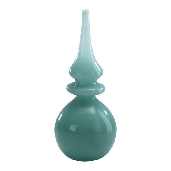 Filament Design Prospect 13.5 in. x 5.25 in. Turquoise Vase