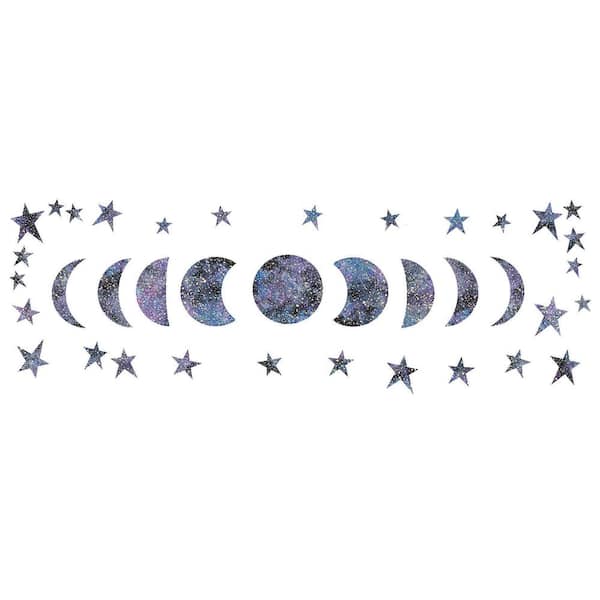 WallPops Reach for the Moon Glow in the Dark Wall Art Kit Wall Decals
