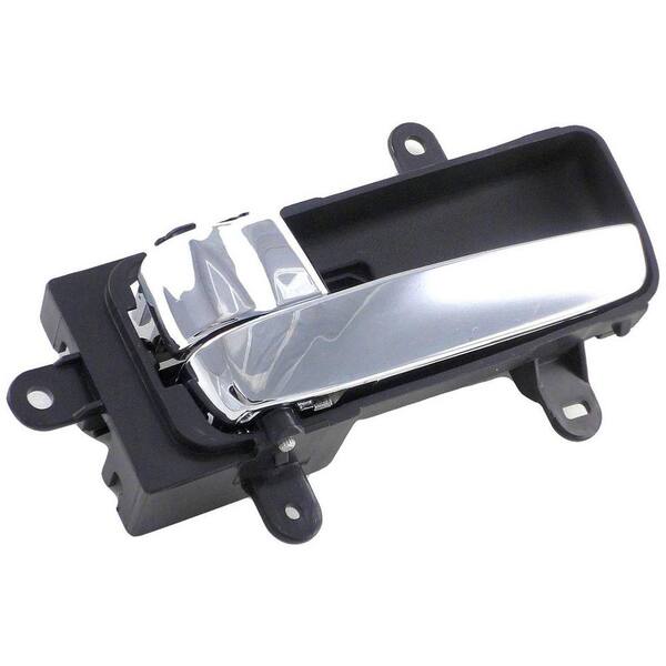 Unbranded Interior Door Handle Front LH, Rear LH Black and Chrome 2006-2008 Nissan Maxima
