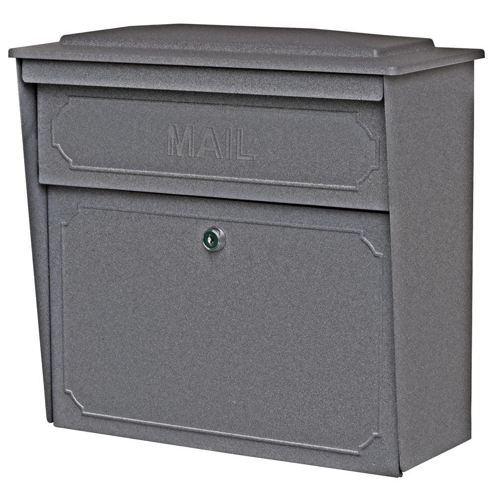 Granite Steel Lockable Wall-Mount Security Mailbox