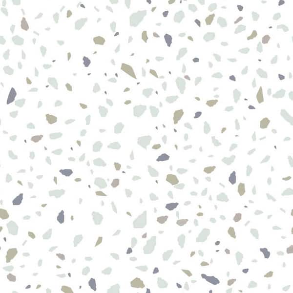 Jeedeson White Quartzite Peel and Stick Wallpaper Contact Paper, Easily Removable Covering Paper for Kitchen, 16 in. x 394 in.