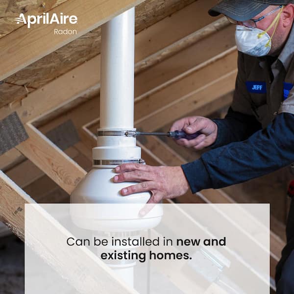 AprilAire ARN15K Radon Mitigation Fan Kit, 166 CFM with 4.5