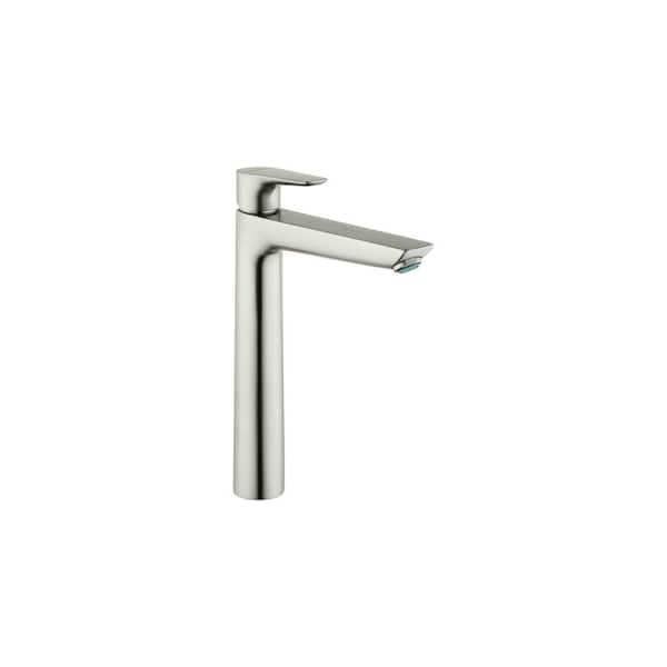 Talis E Single Hole Single-Handle Bathroom Faucet in Brushed Nickel