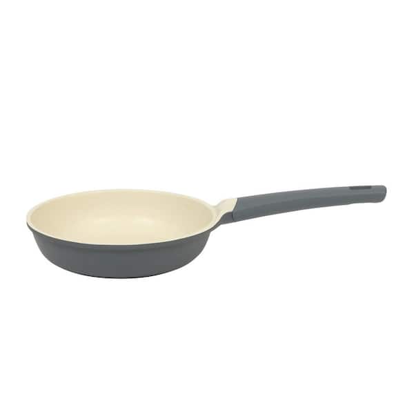 Rooney 10 in. Ceramic Nonstick Cast Aluminum Frying Pan in Grey