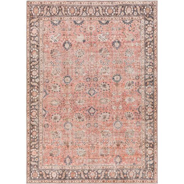 Artistic Weavers Vernon Blush 5 ft. x 7 ft. Indoor MachineWashable Area Rug S00161051214 The