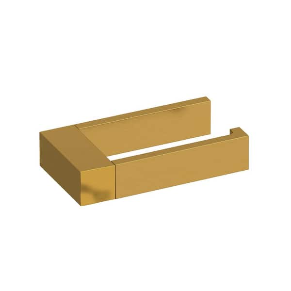 Reflet Wall Mounted Toilet Paper Holder in Brushed Gold
