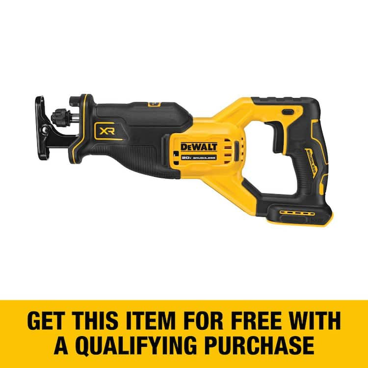 DEWALT 20V MAX XR Cordless Brushless Reciprocating Saw (Tool Only)