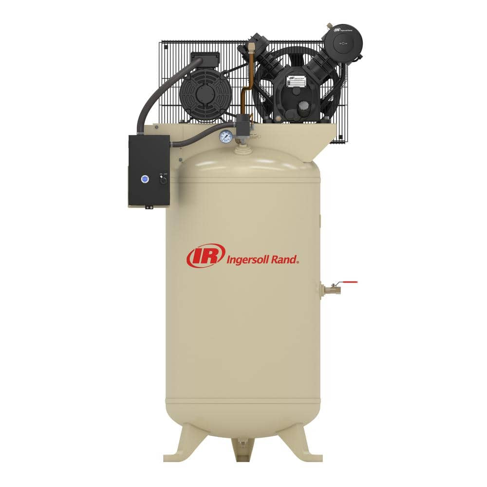 Type 30 Reciprocating 80 Gal. 5 HP Electric 230-Volt 3 Phase Air Compressor -  Ingersoll Rand, 45465010