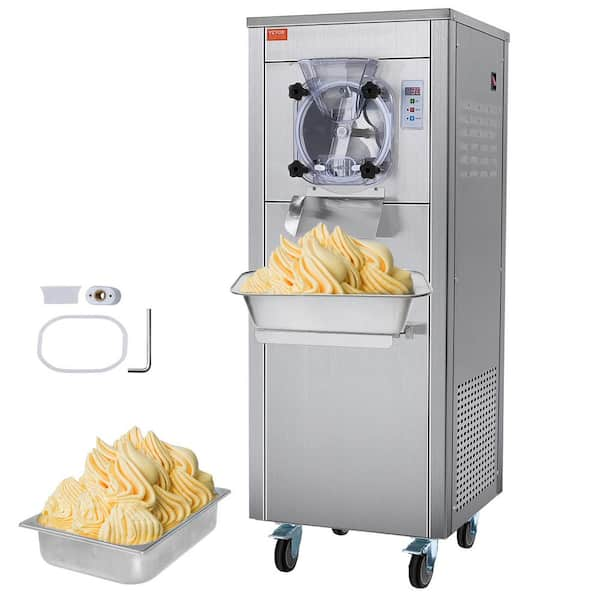 VEVOR Commercial Ice Cream Machine 19 Qt ./H Yield 1780W Single Flavor ...