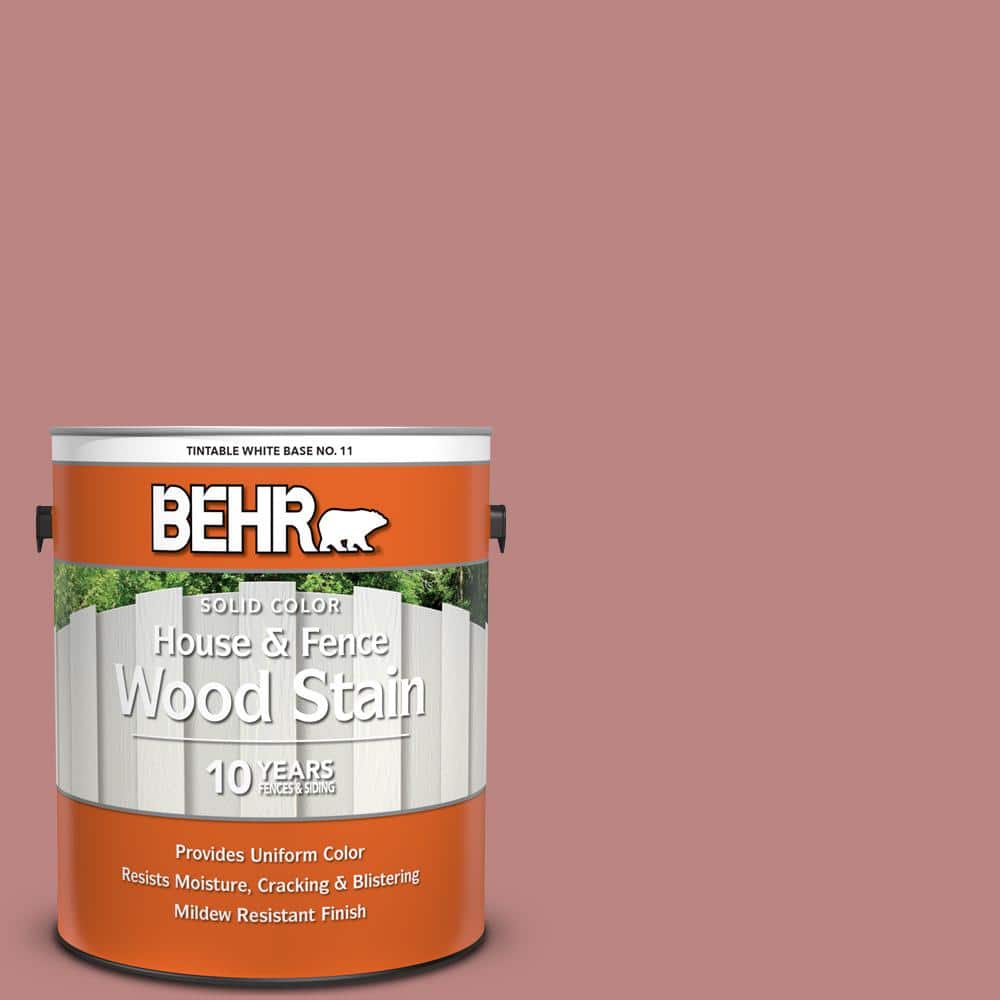 1 gal. #S150-4 Red Clover Solid Color House and Fence Exterior Wood Stain
