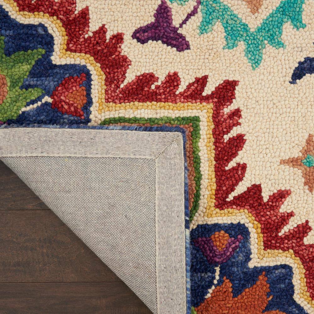 Multicolor 8' x 10' Handmade Wool Tufted Area Rug