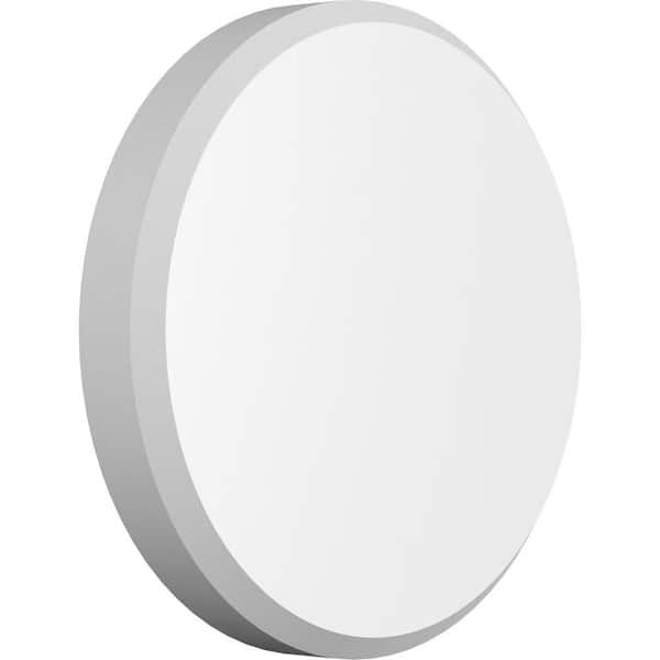 Ekena Millwork 7 in. W x 7 in. H x 1 in. P Standard Grayson Rosette with Beveled Edge (4-Pack)