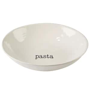 It's Just Words Multi-Colored 13 in. x 3 in. Pasta Bowl
