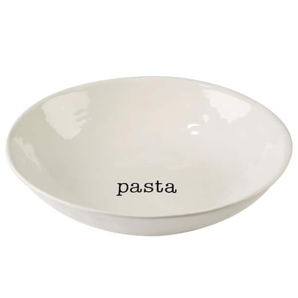 Certified International It's Just Words Multi-Colored 13 in. x 3 in. Pasta Bowl