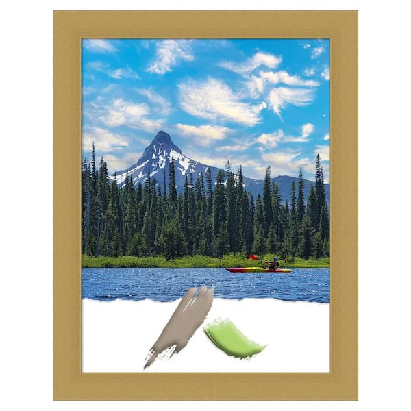 Amanti Art Grace Brushed Gold Picture Frame Opening Size 18 x 24 in.