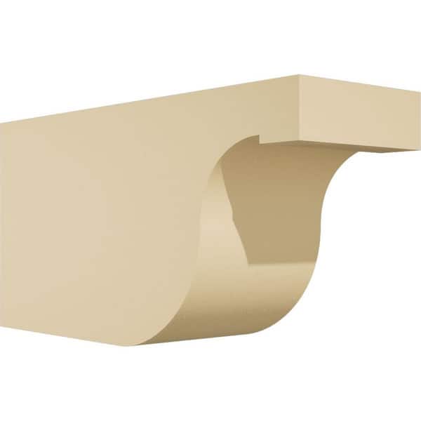 Ekena Millwork Standard Del Monte 4 in. W x 6 in. H x 12 in. D Polyurethane Rafter Tail Outlooker