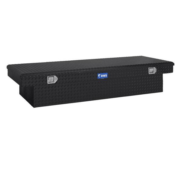 UWS 72 in. Aluminum Black Single Lid Extra Wide Crossover Tool Box