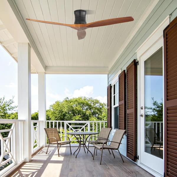 CACI Mall 52 in. Indoor/Outdoor Standard Flush Mount Modern Solid