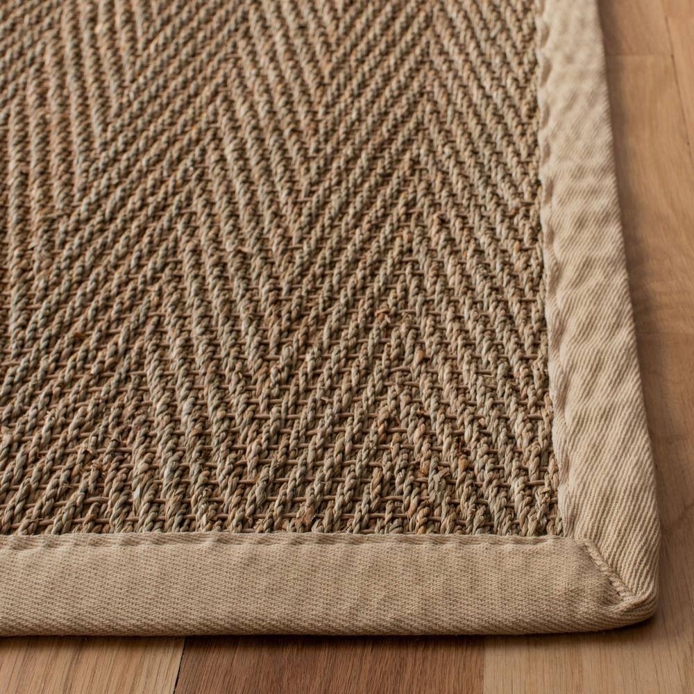 Hand-Knotted Natural Ivory Cotton 30" Accent Rug