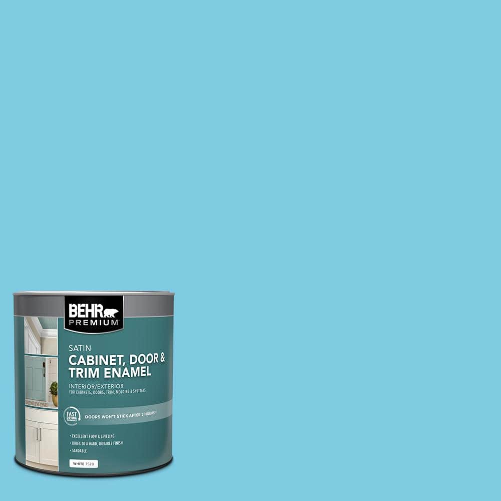 1 qt. #P490-3 Big Chill Satin Enamel Interior/Exterior Cabinet, Door & Trim Paint price history on PriceWatchPro