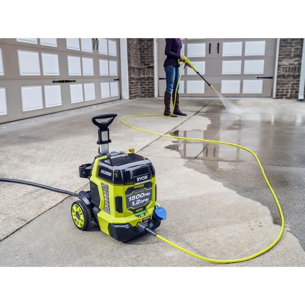 Ryobi RY141802-SC 1800 PSI 1.2 GPM Cold Water Electric Pressure Washer with Surface Cleaner