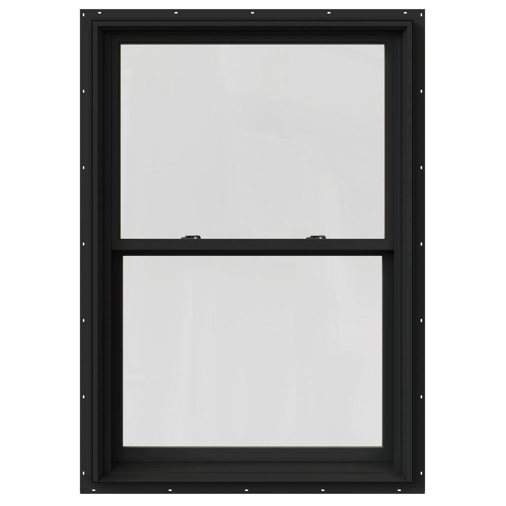 JELD-WEN 37.375 in. x 60 in. W-2500 Series Bronze Painted Clad Wood ...