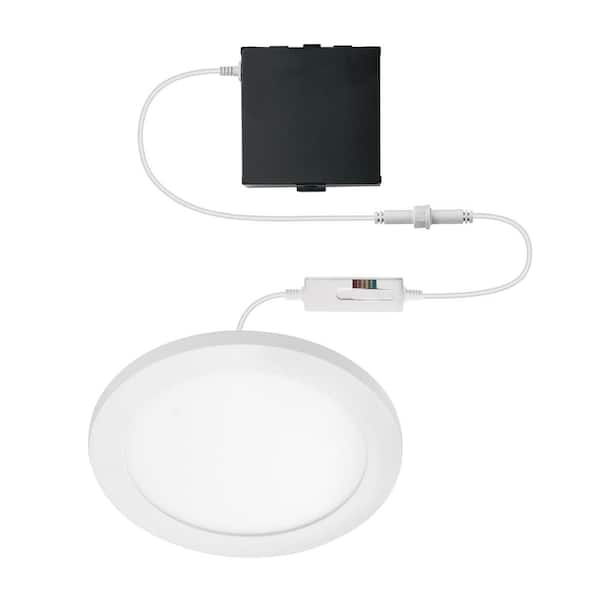 Commercial Electric 10 in. Surface Mount- High Lumen White