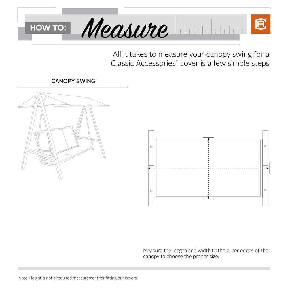 Beige and Brown Water-Resistant Canopy Swing Cover