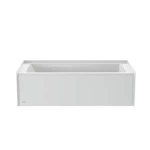 PROJECTA 66 in. x 32 in. Skirted Whirlpool Bathtub with Right Drain in White