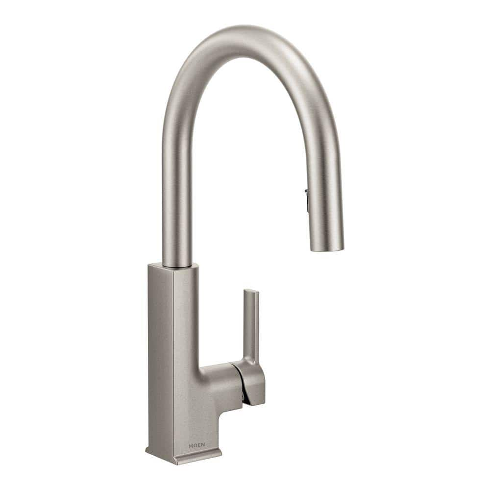 Moen STo Spot Resist Stainless One-Handle Pulldown Kitchen Faucet