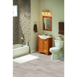 Arctic Storm 12.13 in. x 12.75 in. Honed Marble Look Floor and Wall Tile 0.98 sq. ft./Each