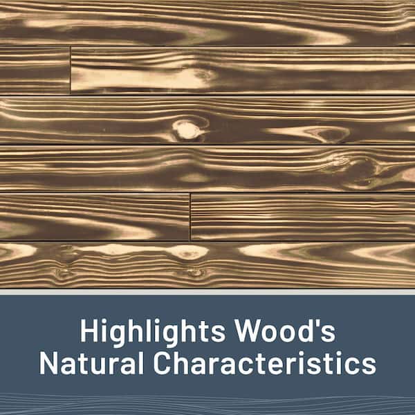 Edge - 1 in. x 4 in. x 8 ft. Charred Wood Natural Pine Trim Board (2-Pack)