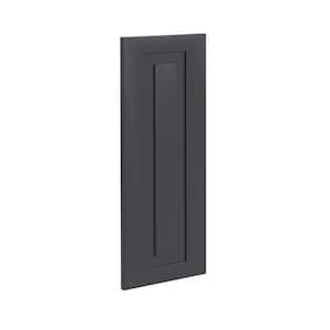 Grayson Deep Onyx Plywood Shaker Assembled Kitchen Cabinet End Panel 0.75 in W x 12 in D x 30 in H