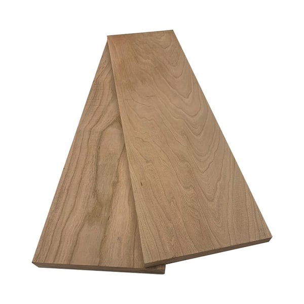 Swaner Hardwood 1 in. x 8 in. x 6 ft. Cherry S4S Board (2-Pack)