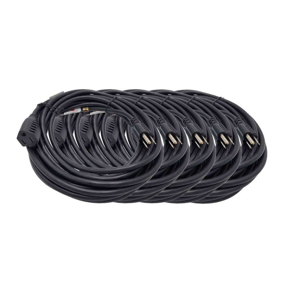 Micro Connectors, Inc 15 ft. Power Extension Cord 16 AWG/3