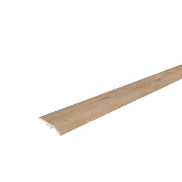 Everlux Premium Flooring Alice Desert Brown 0.31 in. T x 1.96 in. W x 94.5 in. L End Molding