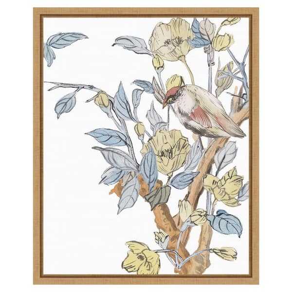 Amanti Art Poets Message II by Melissa Wang 16 in. W x 20 in. H. Canvas Wall Art Print Framed in Brown