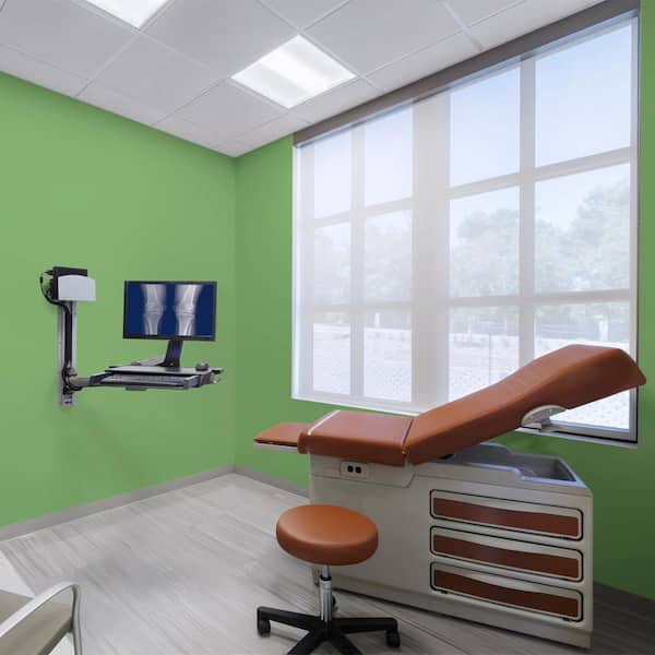 1 gal. #P380-6 Springview Green Dead Flat Interior Paint