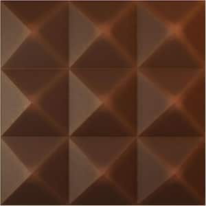 11-7/8"W x 11-7/8"H Benson EnduraWall Decorative 3D Wall Panel, Aged Metallic Rust (Covers 0.98 Sq.Ft.)
