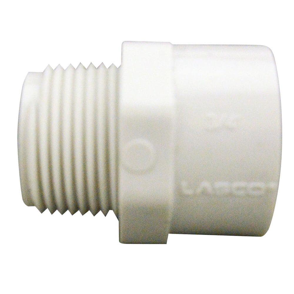 Lasco 3 4 In. Schedule 40 Pvc Male Adapter (60-pack) 436007bkt - The 